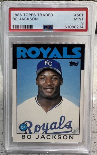 Bo Jackson Topps Traded T Rc Psa Mint Ebay