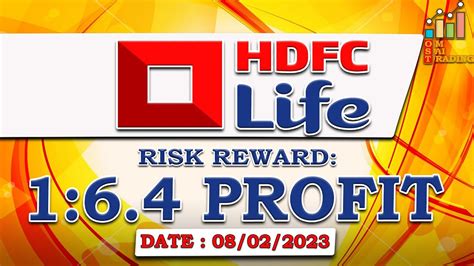 Intraday Live Trade Hdfc Life Risk Reward 164 Profit