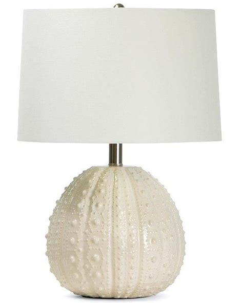 Sanibel Sea Urchin Ceramic Accent Lamps Beach Themed Lamps Ceramic