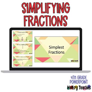 Simplifying Fractions BUNDLE By Mettry Teaches TPT