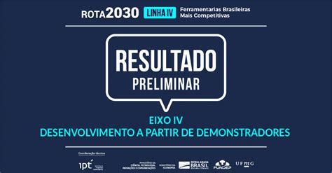 Rota Linha Iv Resultado Preliminar Do Eixo Iv