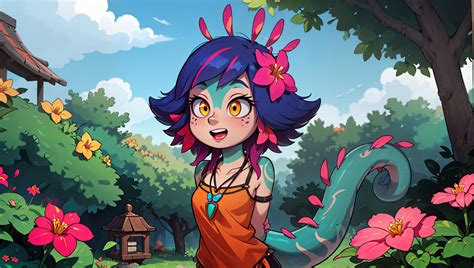 Chameleon Girl Neeko By Toonysphere On Deviantart