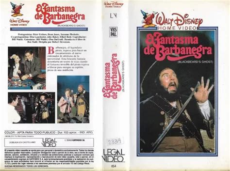 El Fantasma De Barbanegra Vhs Walt Disney Blackbeard S Ghost En Venta