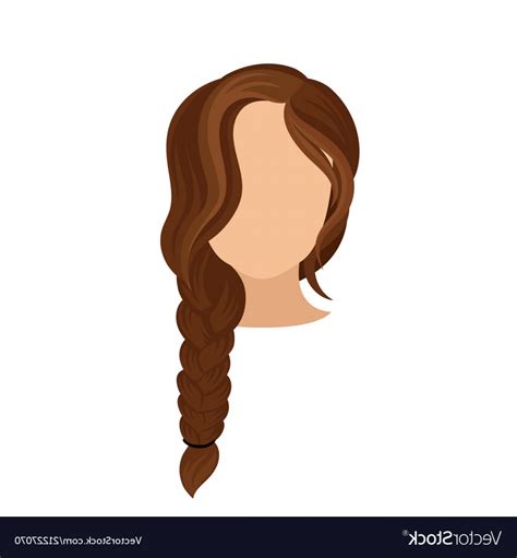 Hair Braids Vector At Vectorified Collection Of Hair Braids