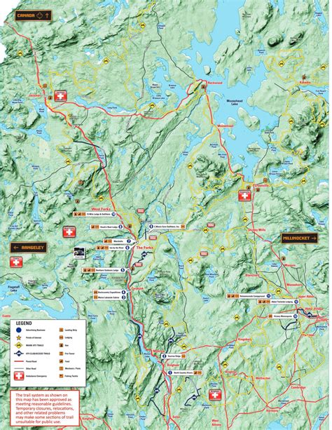 Maine Atv Trail Map - Atlanta On A Map