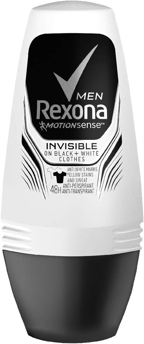 Amazon REXONA MEN MotionSense INVISIBLE BLACK WHITE 48h ANTI