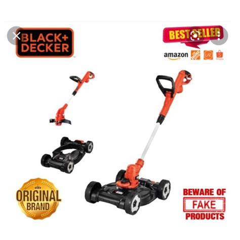 Black Decker Gl Grass String Trimmer Mesin Rumput C W Cm Mower