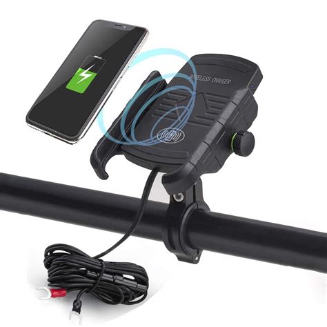 Amazon Imestou Motorcycle Wireless Charger Phone Mount Waterproof