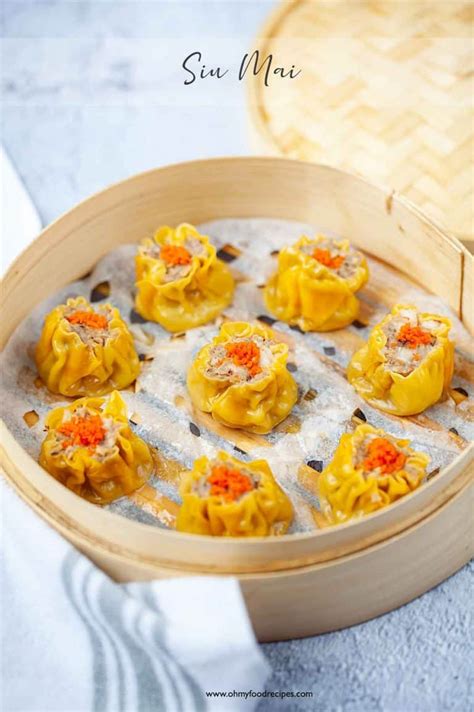 Dim Sum Siu Mai or Shumai (燒賣) | Oh My Food Recipes