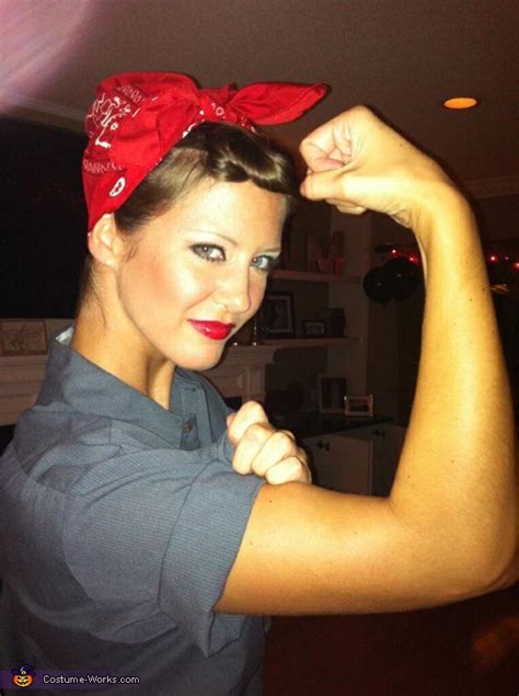 Sexy Rosie The Riveter Halloween Costume