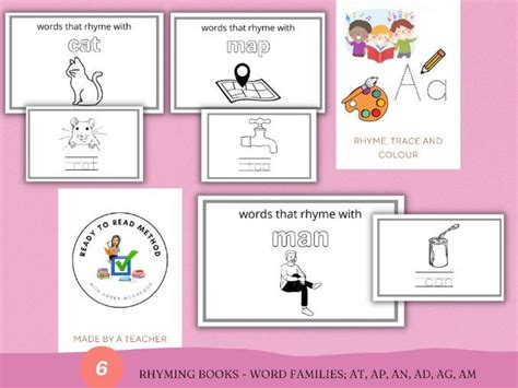 Rhyming Words And Pictures Short A Sound At Ap An Am Ad