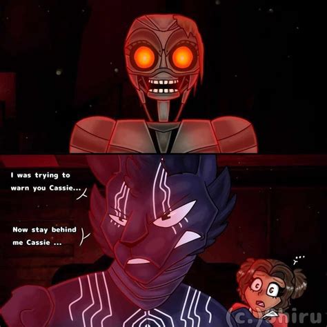 Cassie Mimic And M X E S Fnaf Ruin Dlc Anime Fnaf Fnaf Drawings