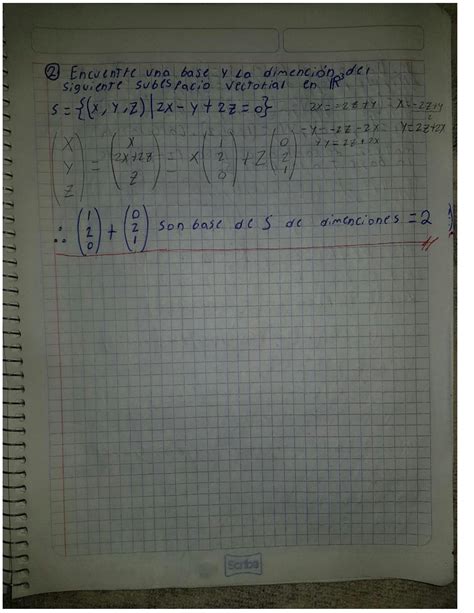 Solution Algebra Ejercicios Examen Tema Lgebra Lineal Studypool