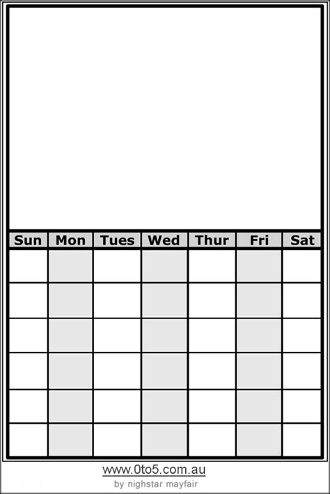 Create Your Own Printable Calendar