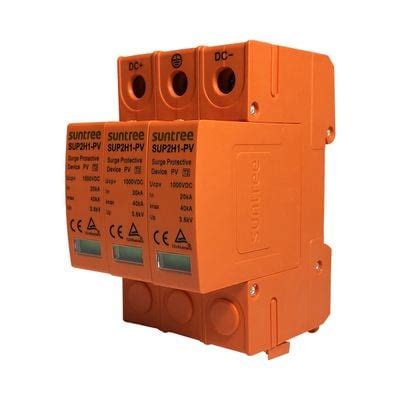 Surge Protection Devices SUNTREE DC SUP2 PV 3P 1000V Orange Thaiwatsadu