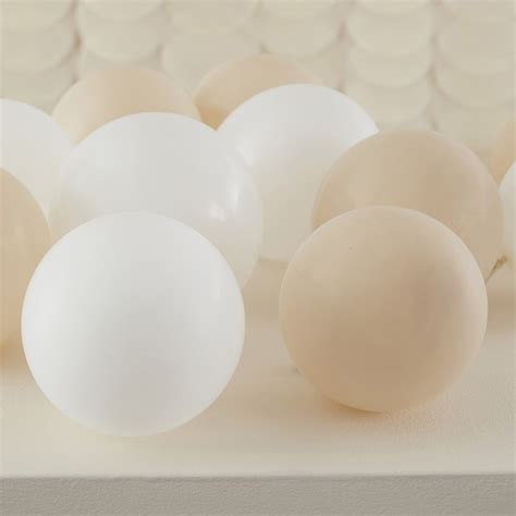 Moodcompany Balloon Pack Inch Nude White
