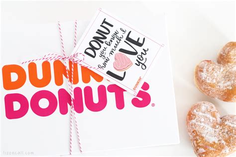 Dunkin Donut Valentine Printables — Liz On Call