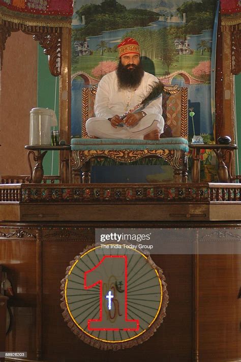 Baba Gurmeet Ram Rahim Singh Head Of The Dera Sacha Sauda In Sirsa