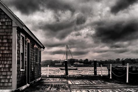 Harbor Rain Bristol Rhode Island Photograph By Tom Prendergast Fine