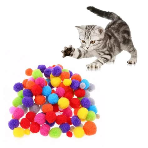 Aliexpress.com : Buy Soft Cat Toy Balls Kitten Toys Candy color ...