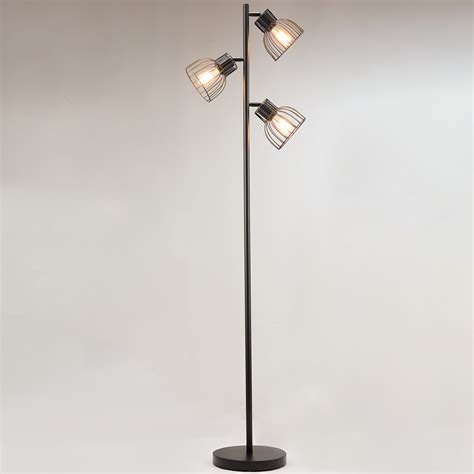 Buy Bestco Industrial Floor Lamp W Adjustable Shades For Bedroom