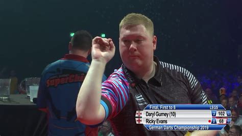 2019 German Darts Championship Final Daryl Gurney V Ricky Evans