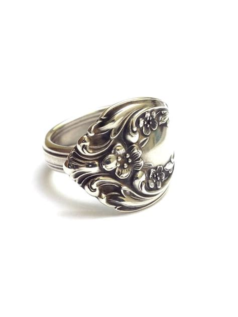 Sterling Silver Spoon Ring By Cypressstudio On Etsy