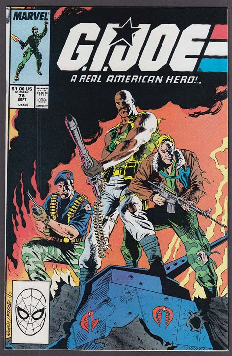 Gi Joe 76 Marvel Comic Book 9 1988