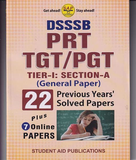 Dsssb Prt Tgt Pgt Tier Section A General Paper