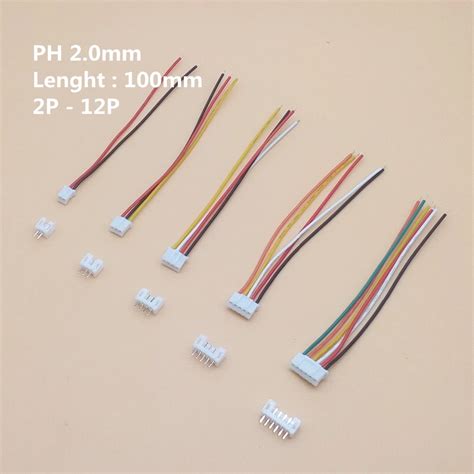 Sets Ph Mini Micro Jst Ph Male Female Connector