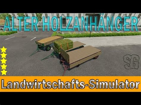 LS22 Modvorstellung ALTER HOLZANHÄNGER V1 0 0 0 Ls22 Mods YouTube