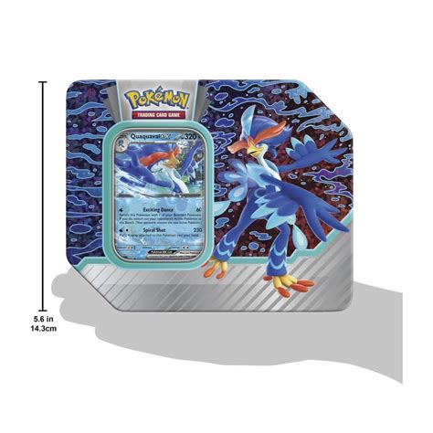 Pokémon Tcg Paldea Partners Tin Quaquaval Ex Pokémon Center Official Site