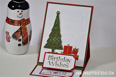 Attractive Christmas Birthday Cards With A Festive Feel