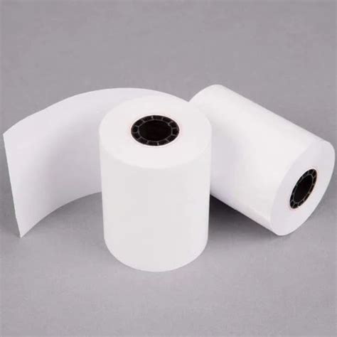 Plain White Thermal Paper Roll Gsm Gsm At Rs Roll In