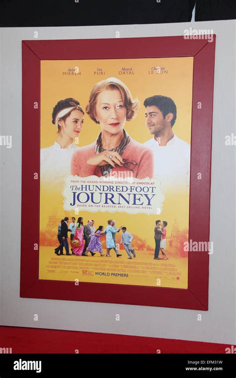 New York Premiere Of The Hundred Foot Journey At The Ziegfeld Theater