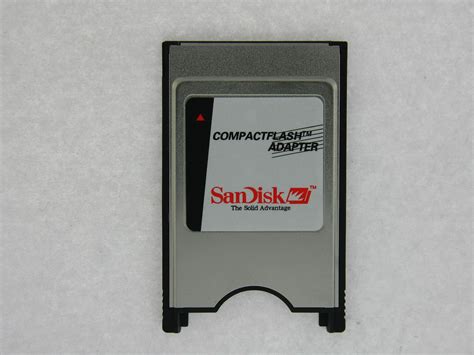 Sandisk Compact Flash CF card to PCMCIA PC card adapter | eBay