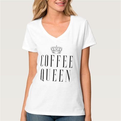 Coffee Queen Graphicloveshop T Shirt Women S Size Adult L White