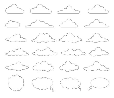 Cloud Vector Outline