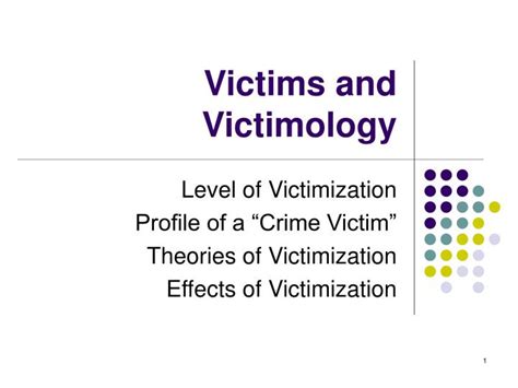 Ppt Victims And Victimology Powerpoint Presentation Free Download