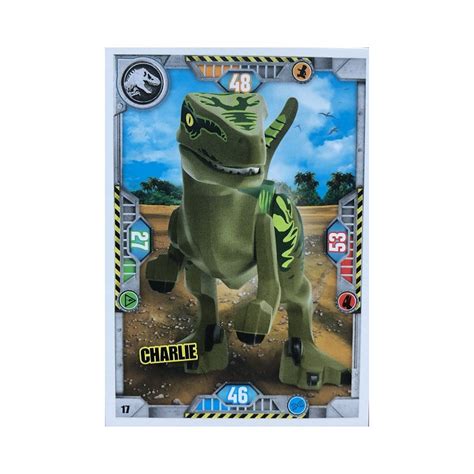 LEGO Jurassic World Trading Card Game Polish Series 1 17 Charlie