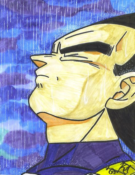 Vegeta in the Rain by challio on DeviantArt