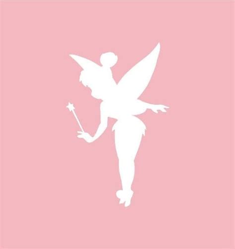 Tinkerbell Silhouette Vinyl Decal by wallspoken on Etsy