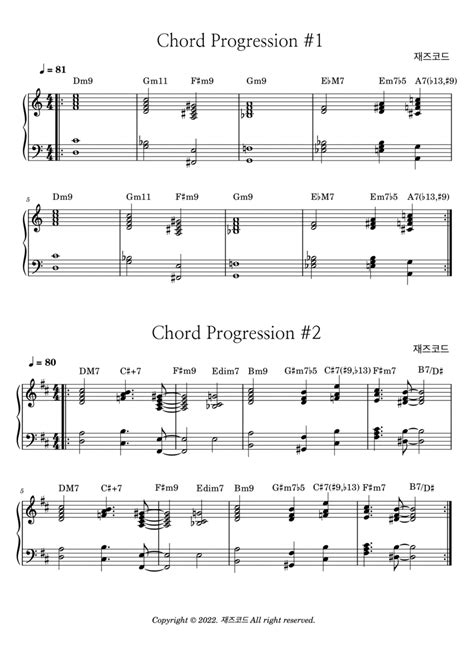 Neo Soul Chord Progression 13 3 Songs Piano Solo Digital Sheet