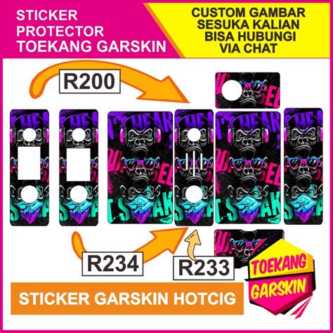 Jual Sticker Garskin Hotcig R R Dan R Special Edition