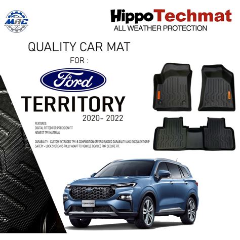 Hippo Techmat For Ford Territory Rows Cargo Deep