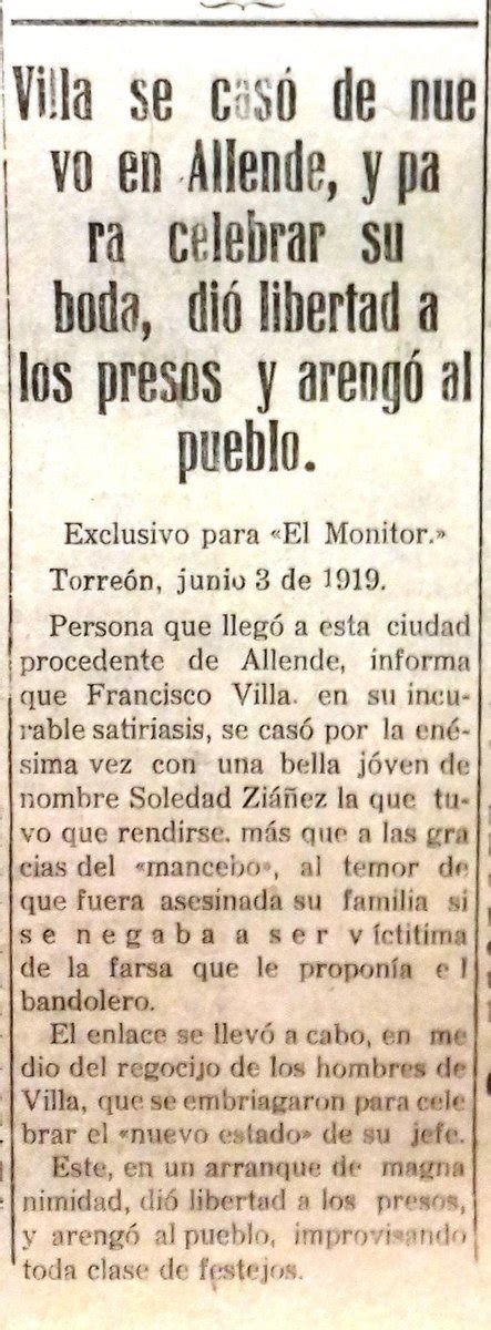 Reidezel Mendoza On Twitter El Falso Matrimonio Entre Francisco Villa