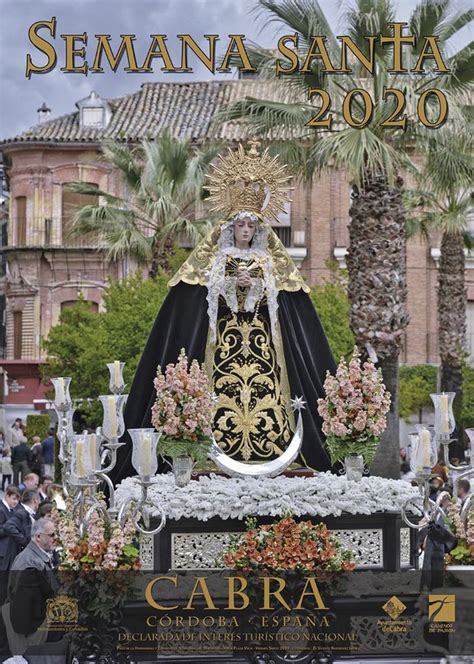 Virgen Del Mayor Dolor De Cabra Cartel De La Semana Santa 2020