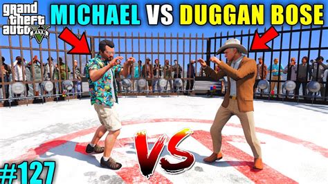 MICHAEL VS DUGGAN BOSE GTA V GAMEPLAY YouTube