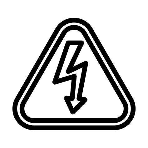 Electrical Danger Sign Icon Design 11417555 Vector Art at Vecteezy