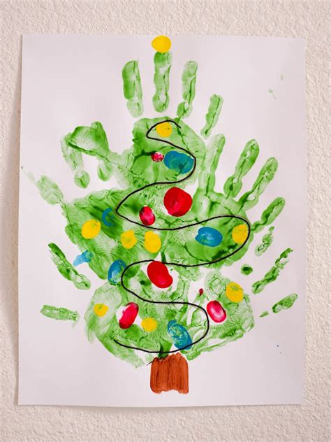 Christmas Tree Handprint